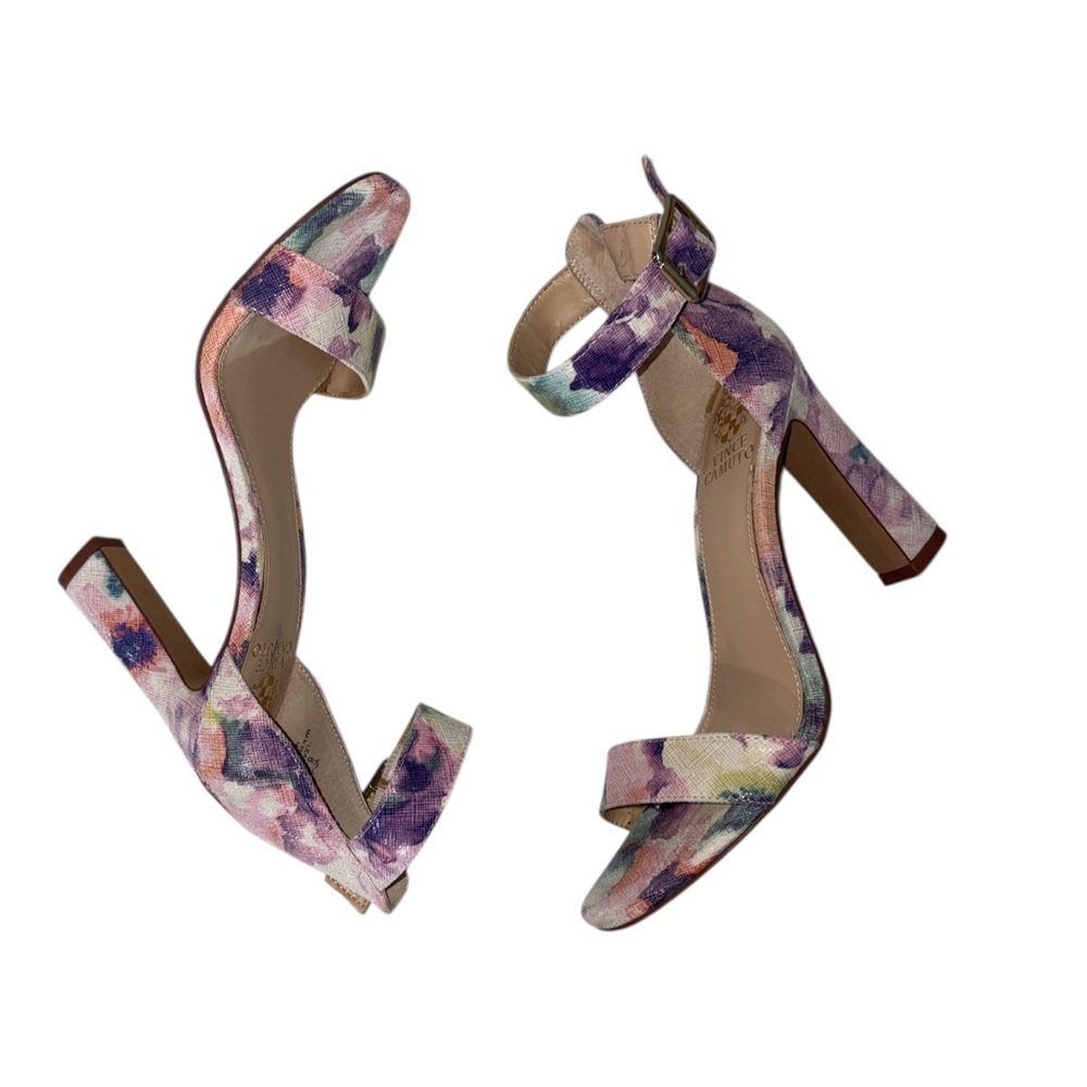Vince Camuto Multicolor Floral Heels